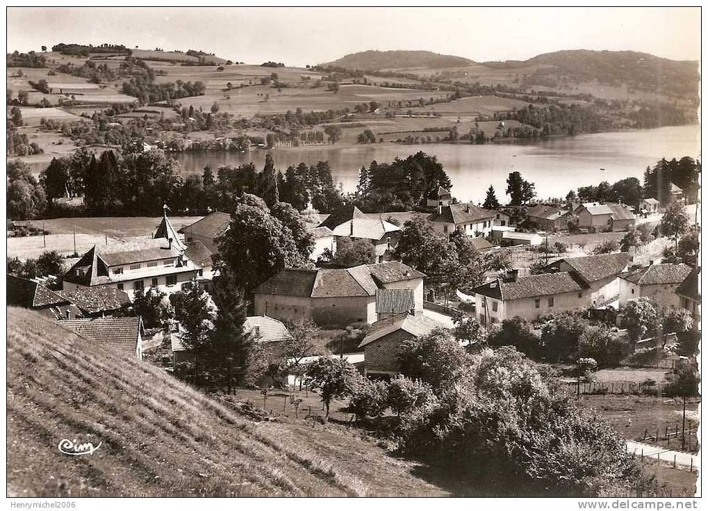 Isère - Paladru  Vue Générale Et Le Lac , Ed Photo Cim - Paladru