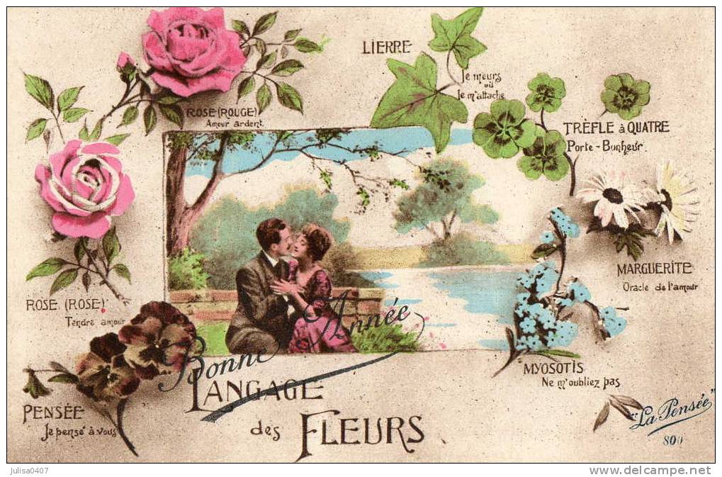 FANTAISIE LANGAGE DES FLEURS Couple - Andere & Zonder Classificatie