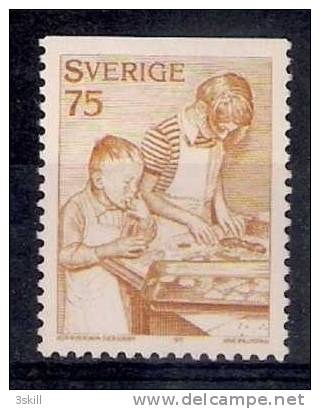 Suède Sverige Sweden Schweden 1977, YT 985 ** - Oblitérés