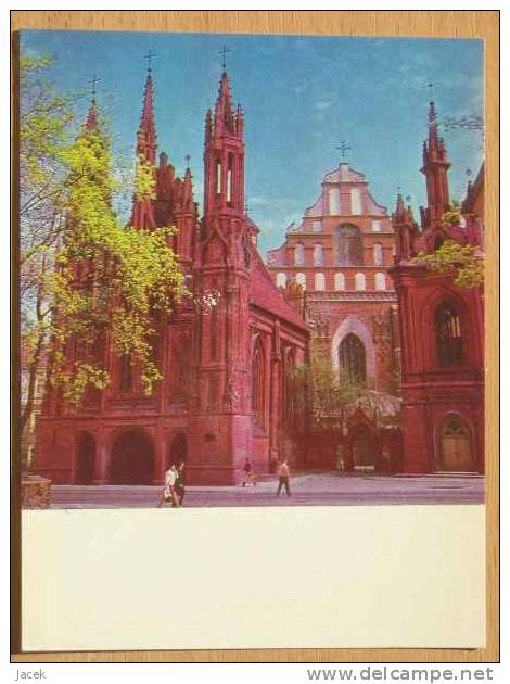 Wilno /Vilnius St Anne Church  /Lithuania 1976 Year - Lituanie