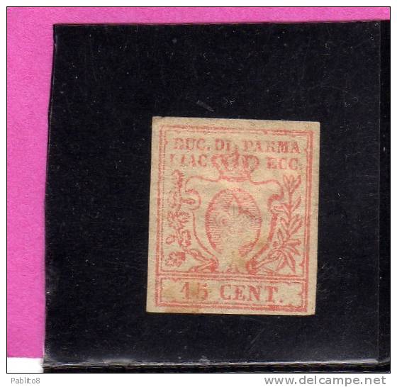 PARMA 1857 - 1959 CENT. 15c ANNULLATO USED OBLITERE' - Parma