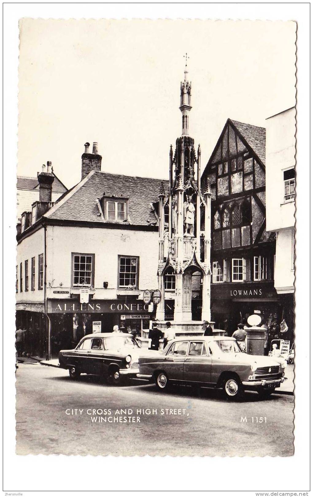 CPSM - WINCHESTER - City Cross And High Street - Cars - Autos A Identifier - Winchester