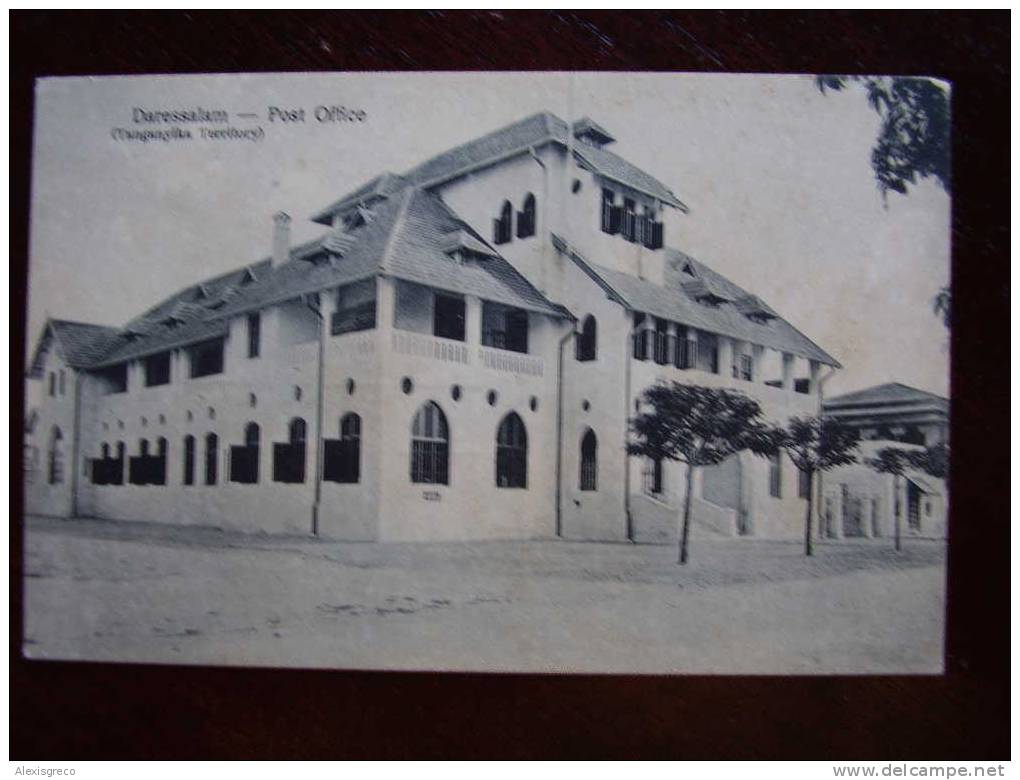 DAR ES SALAAM POST OFFICE Series 4A Of C.Fernandes VERY OLD POSTCARD. - Tanzania