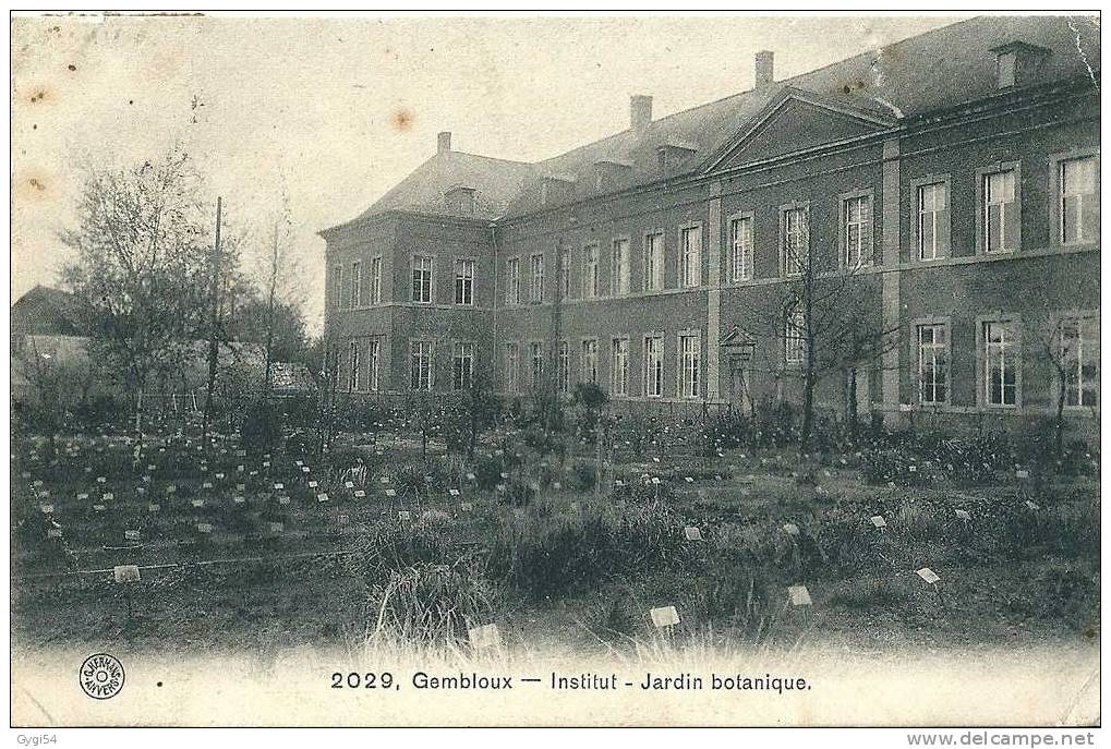 CPA BELGIQUE NAMUR GEMBLOUX  INSTITUT JARDIN BOTANIQUE - Gembloux