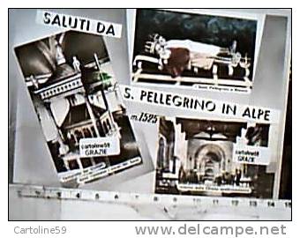 SAN PELLEGRINO IN ALPE - VEDUTE CON URNA  TEMPIETTO E CORCI SANTI PELLEGRINO E BIANCO   VB1964 DE5121 - Lucca