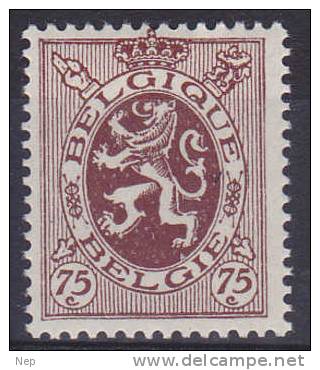 BELGIË - OBP - 1929 - Nr 288A - MH* - Cote 7,20€ - 1929-1937 Heraldischer Löwe