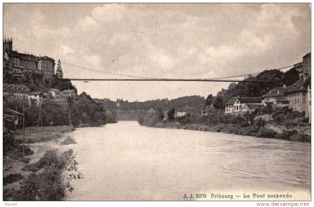 15947    Francia,  Fribourg,   Le  Pont  Suspendu,  NV - Lorraine