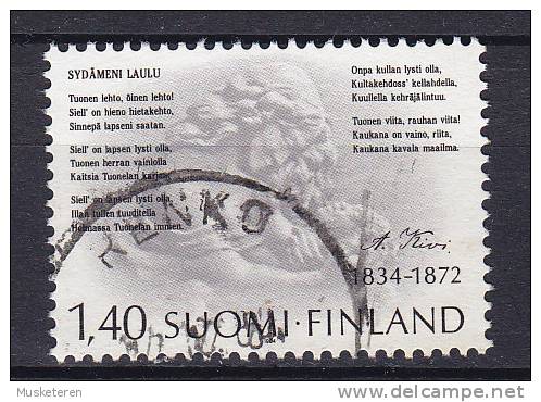 Finland 1984 Mi. 951    1.40 M Geburtstag Des Dichters Aleksis Kivi - Used Stamps