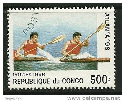 ● CONGO - 1996 - OLIMPIADI - N. 1040   Usato - Cat. ?  € - Lotto N. 509 - Summer 1996: Atlanta