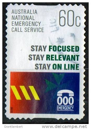 Australia 2010 60c National Emergency Call Service Self-adhesive Used - Actual Stamp - - Gebraucht