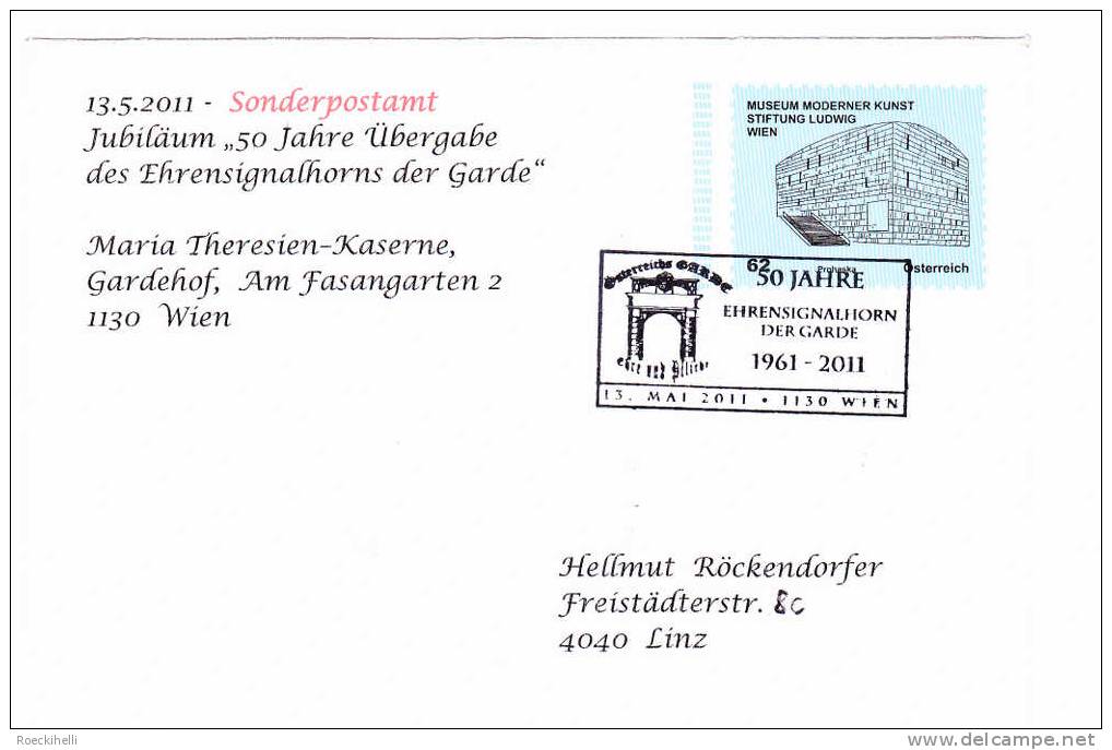 13.5.2011  -  Sonderstempelbeleg (Ganzsache) Jubiläum   -  Siehe Scan  (SPA Gardehof) - Cartas & Documentos