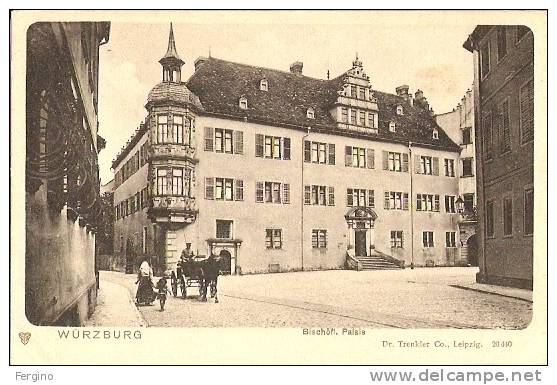 19/FP/11 - GERMANIA - WURZBURG: Palazzo Vescovile Con Carrozza A Cavallo - Wuerzburg