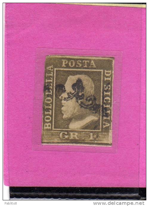 SICILIA 1859 1 GR III TIPO TIMBRATO - Sicily