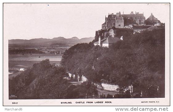 ROYAUME UNI STIRLING CASTEL FROM LADIES' ROCK - Stirlingshire