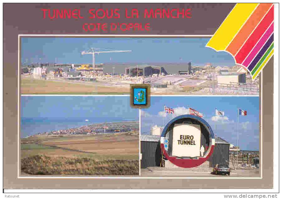 62 - SANGATTE - CPM PP662 - TUNNEL SOUS LA MANCHE - (thème EURO TUNNEL) - éd Mage - Sangatte