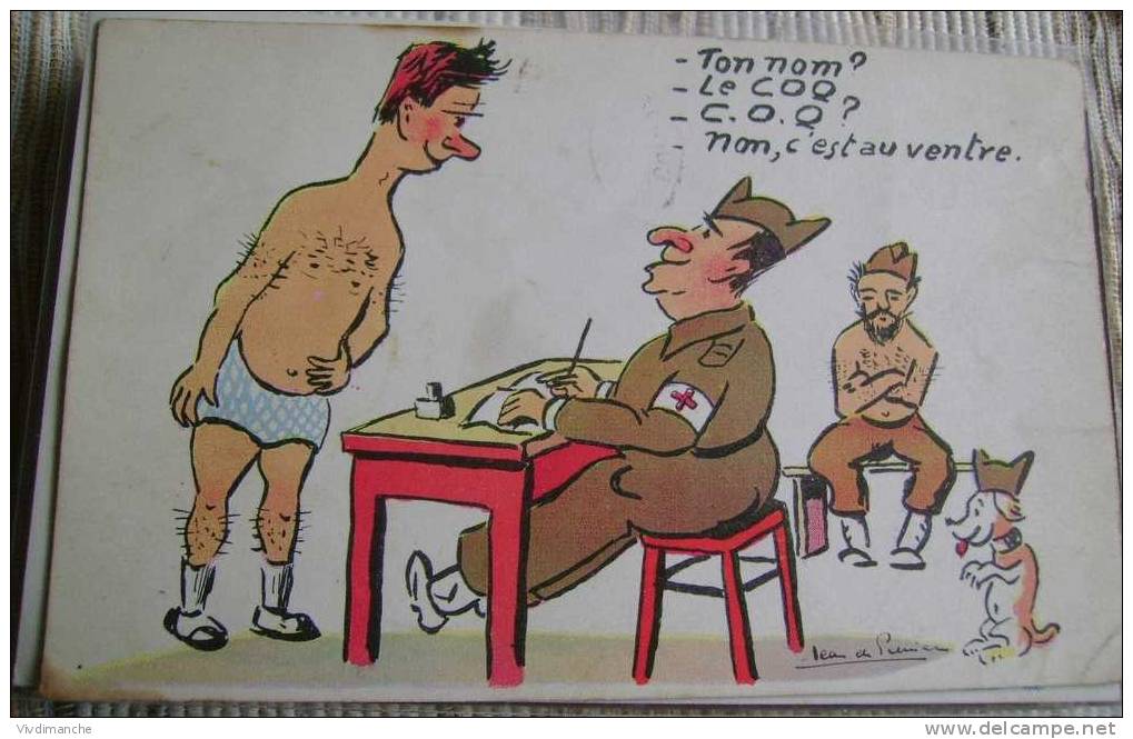 HUMOUR SUR L´ARMEE - CPA - Ecrite En 1959 - CARTE SIGNEE - Preissac