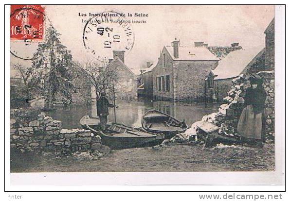 BAS SAMOIS  - Les Jardins Inondés-  L´inondation De Janvier 1910 - Samois