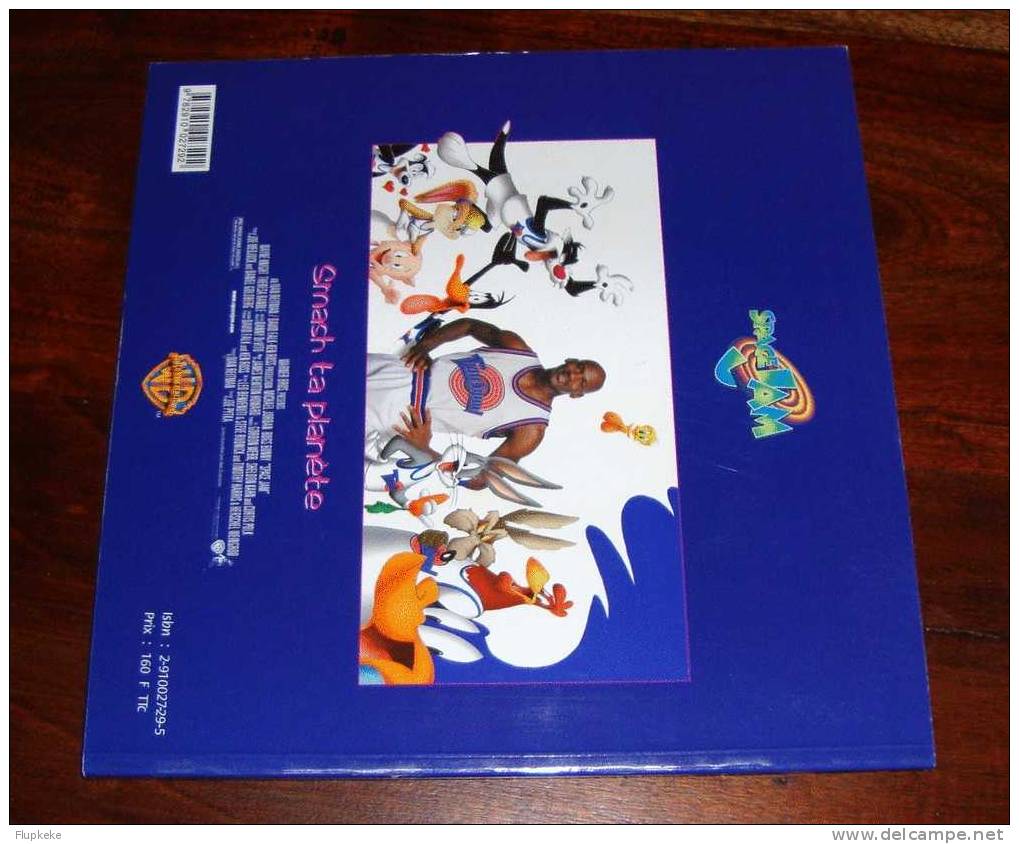 Space Jam Michael Jordan Et Bugs Bunny Crèvent L´écran Le Livre Du Film Dreamland Éditeur 1997 - Cinéma/Télévision