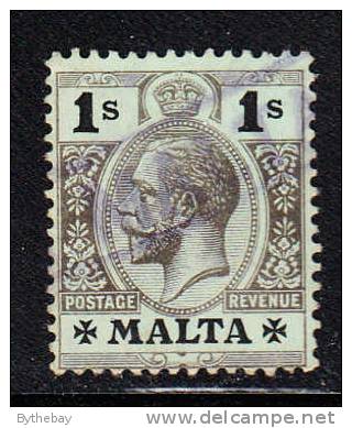 Malta Scott #59 Used 1sh George V - Malta (...-1964)