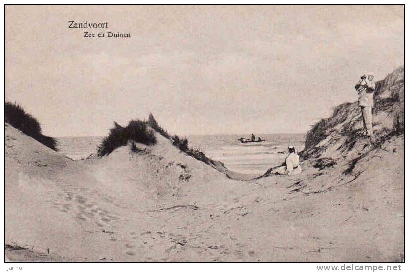 Nederland-Noord Holland, Zandvoort 1920, Zee En Duinen, Gebruikt Nee - Zandvoort