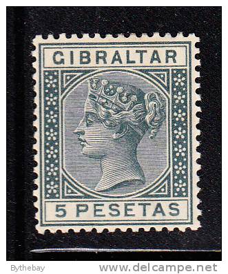 Gibraltar MH Scott #38 5p Victoria - Gibraltar