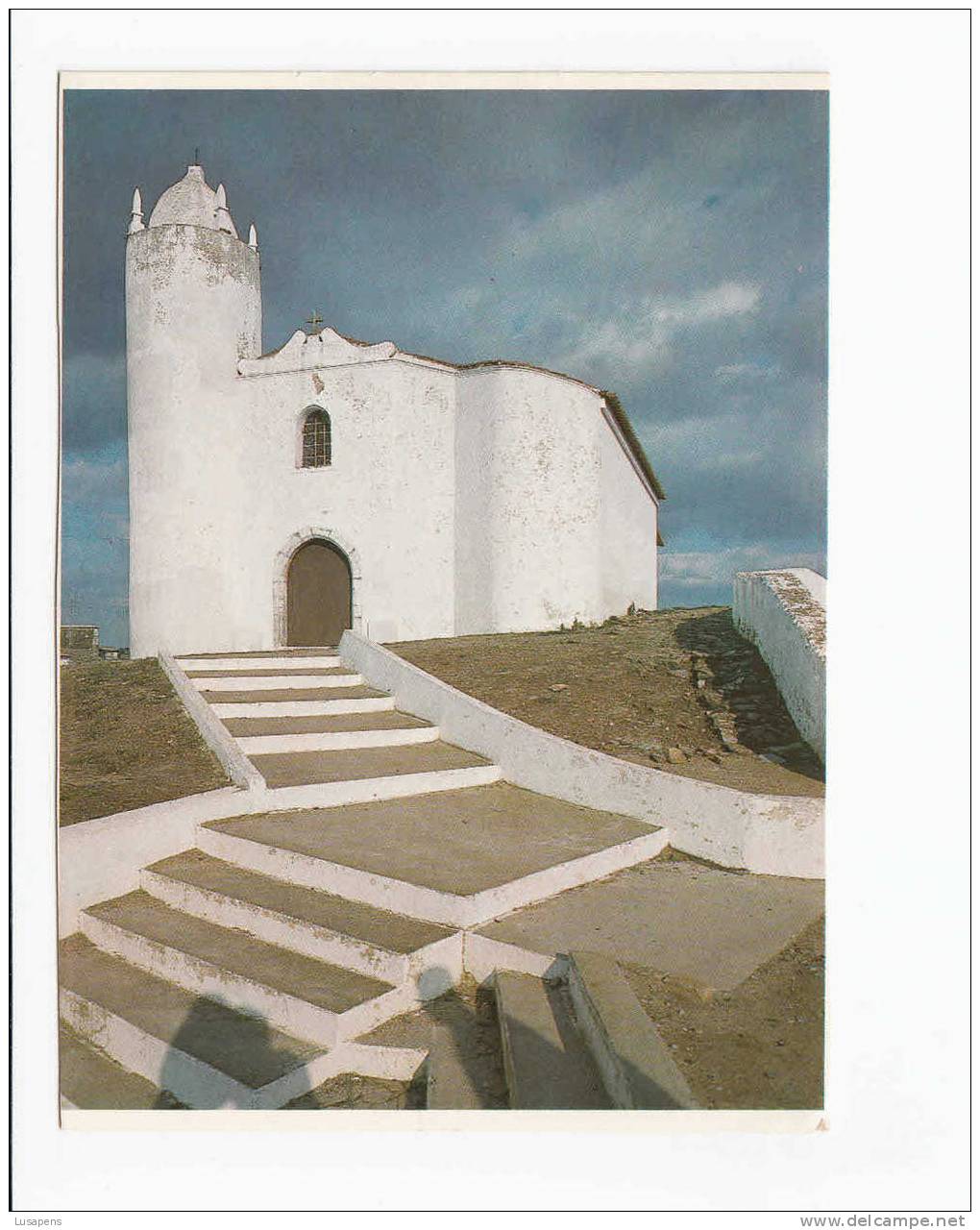 Portugal Cor 12766 – CUBA - IGREJA MATRIZ  VILA RUIVA - DEFEITO!! DEFECT - APARADO NO TOPO E EM BAIXO!!!!!!!! - Beja