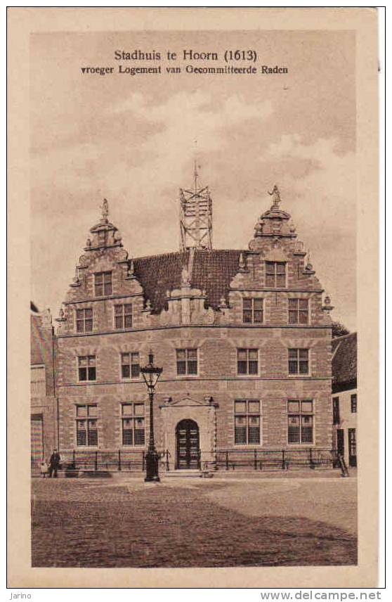 Nederland-Noord Holland, Hoorn 1921, Stadhuis, Gebruikt Noo - Hoorn