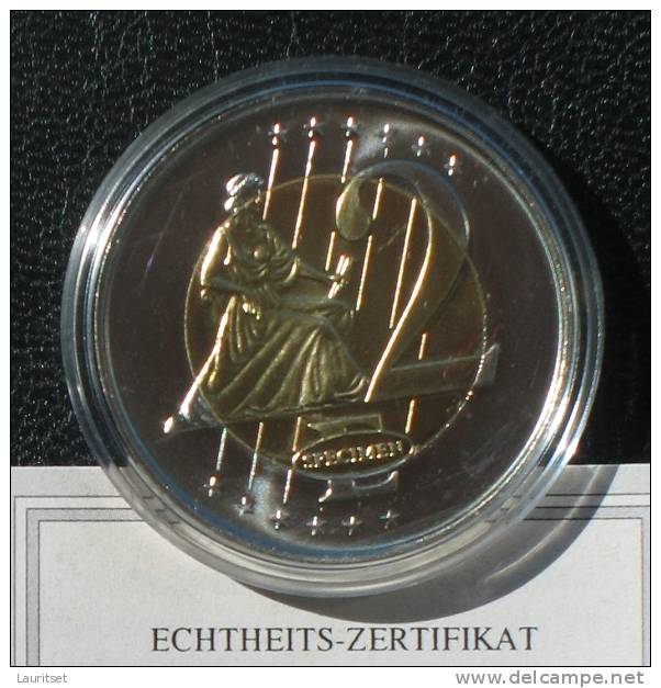 SLOVENIJA SLOWENIEN 2 EUR Münze Specimen UNC+ Sertifikat - Ohne Zuordnung