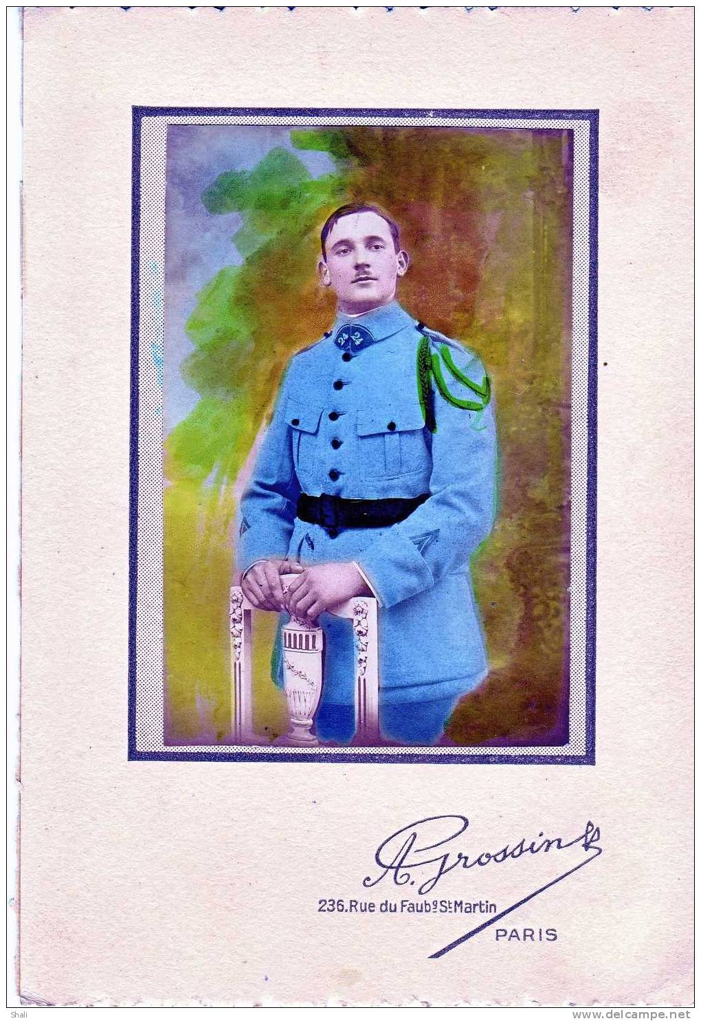 PHOTO DE SOLDAT COLORISEE - Uniformes