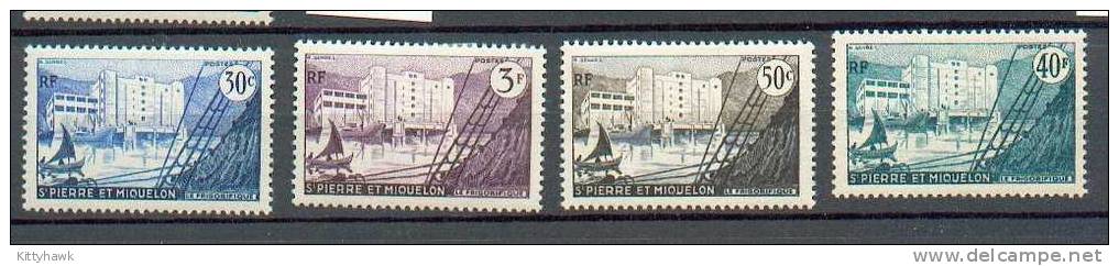 SPM 476 - YT 348 à 351 * - Charnières Complètes - Unused Stamps