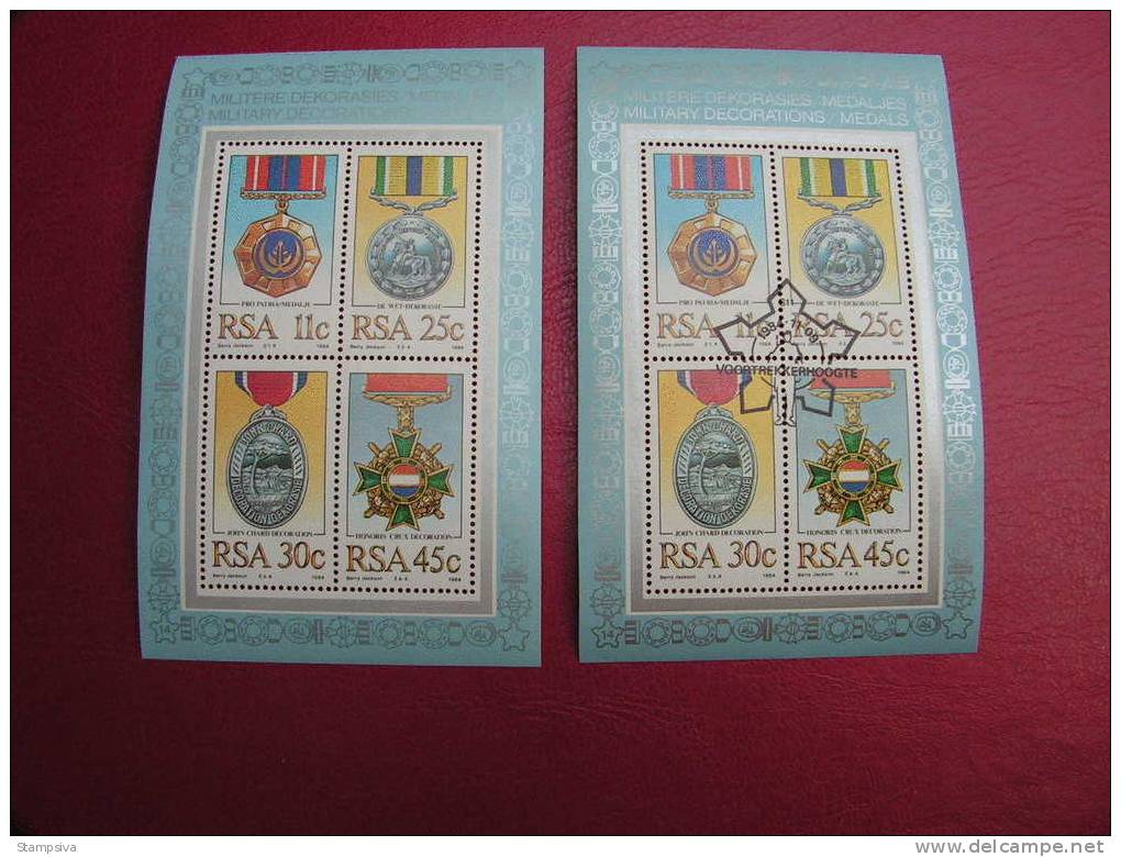 == RSA , 2 Blöcke 1984 - Unused Stamps