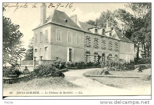 N°13004 -cpa Dives Sur Mer- Le Château De Sarlabot- - Dives