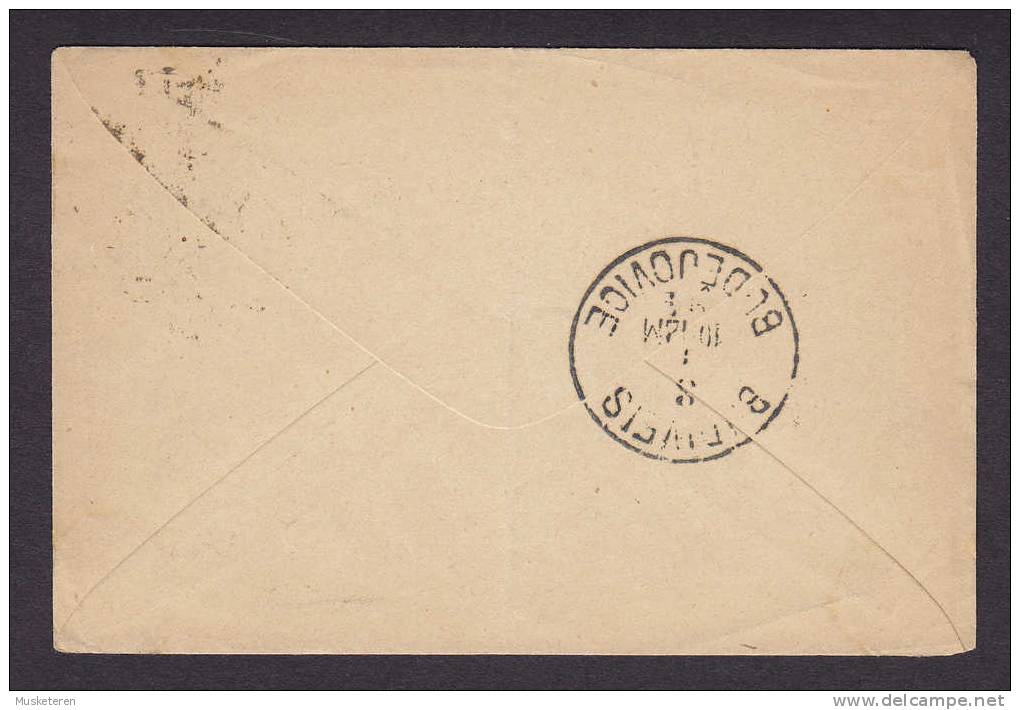 France Postal Stationery Ganzsache Entier Sage 107 X 71 Mm MILLAU Aveyron 1894  Budweis BUDEJOVICDE Böhmen (Arrival) - Standard- Und TSC-Briefe (vor 1995)