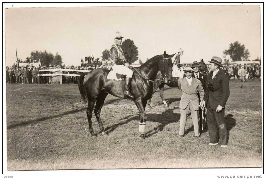 18006  -   Waregem    "  Carte  Photo  "   Cheval  De  Course - Waregem