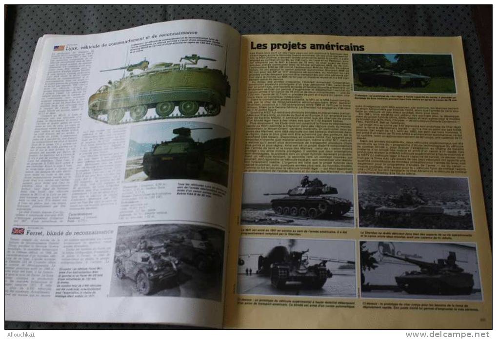 DE 1984 ENCYCLOPEDIE DES ARMES BLINDES LEGERS TANKS ET VEHICULES DE RECONNAISSANCE MODERNES> éditions ATLAS - Wapens