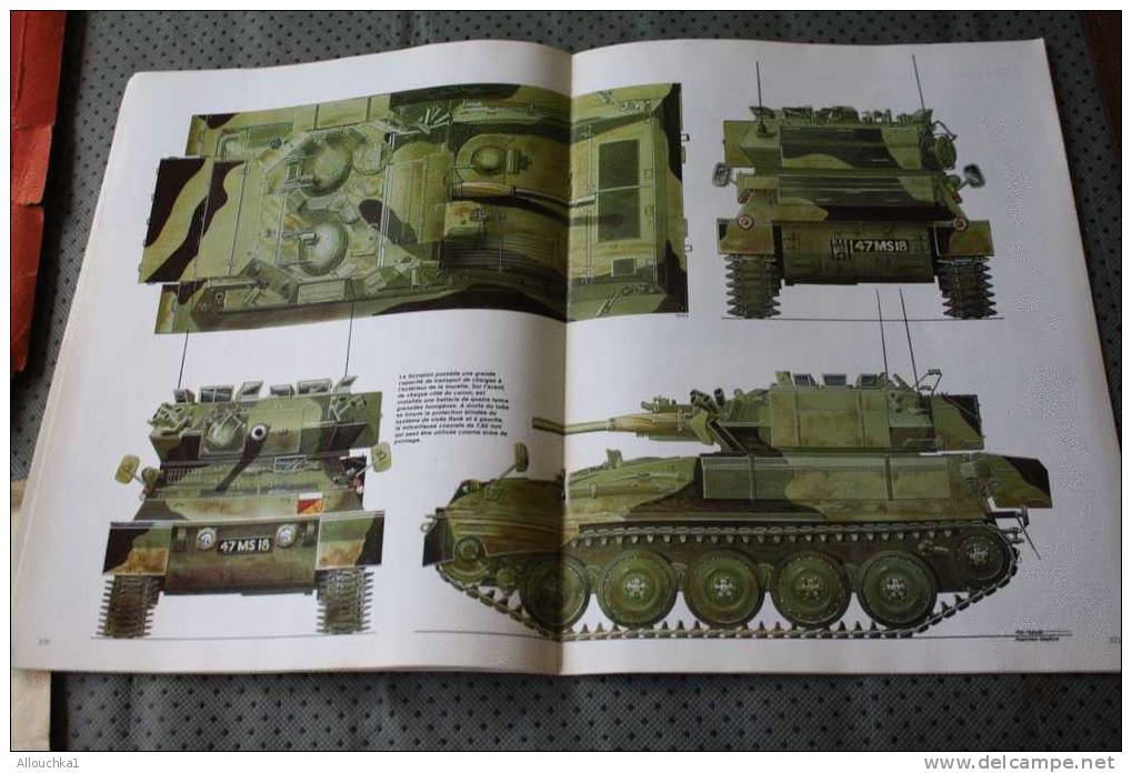 DE 1984 ENCYCLOPEDIE DES ARMES BLINDES LEGERS TANKS ET VEHICULES DE RECONNAISSANCE MODERNES> éditions ATLAS