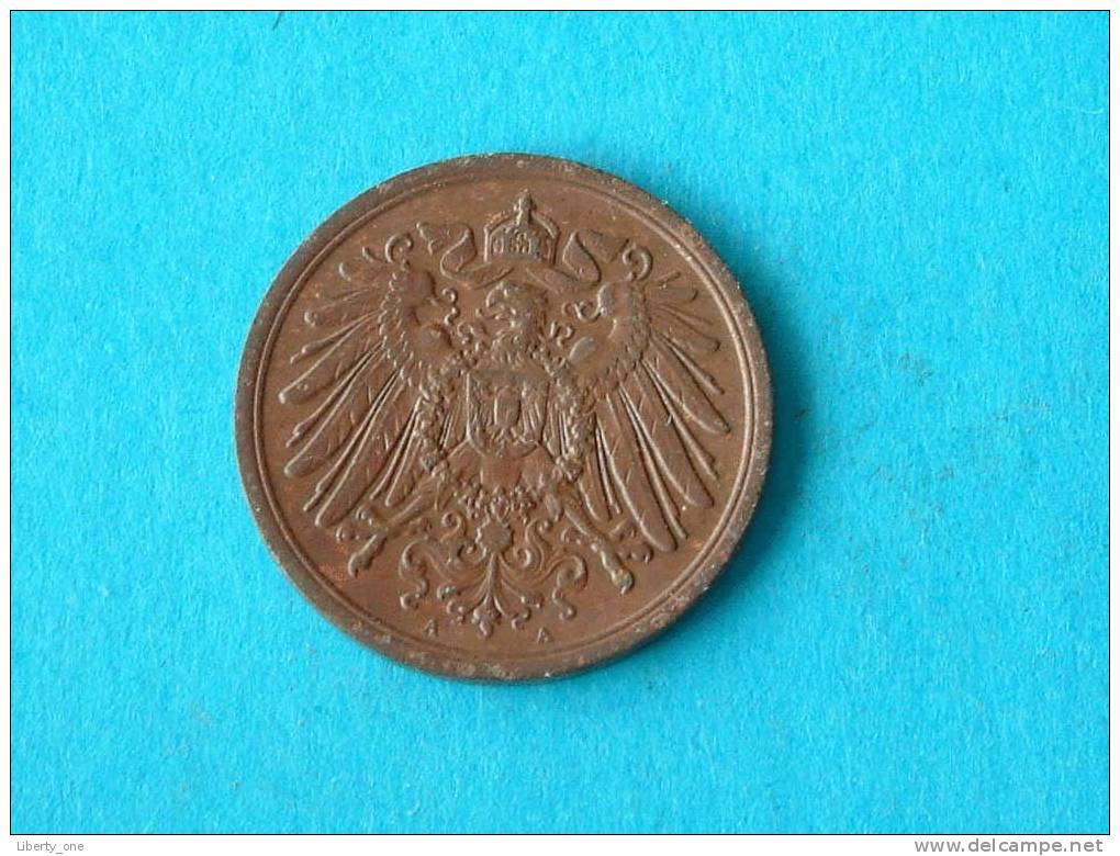 1911 A - 2 PFENNIG / KM 16 ( For Grade, Please See Photo ) ! - 2 Pfennig