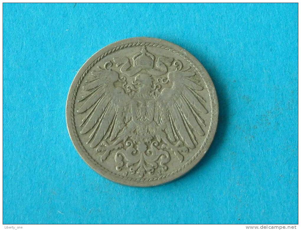 1905 J - 10 PFENNIG / KM 12 ( For Grade, Please See Photo ) ! - 10 Pfennig