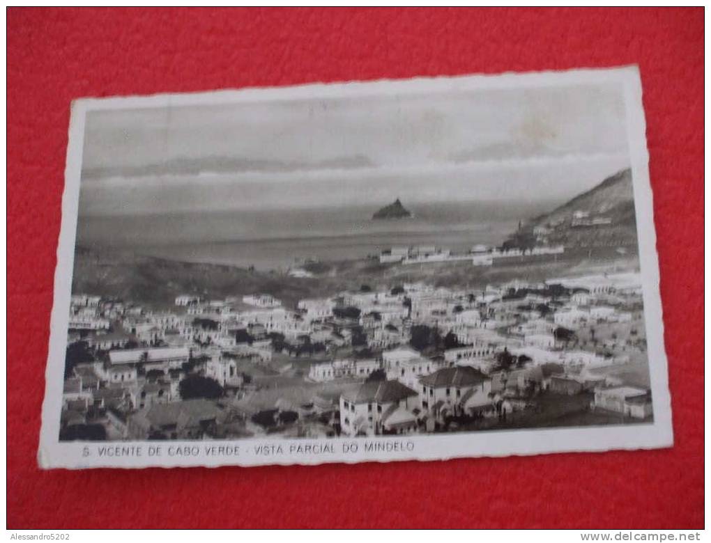 Saint Vicente De Cabo Verde - Vista Parcial Do Mindelo 1955 - Cap Verde