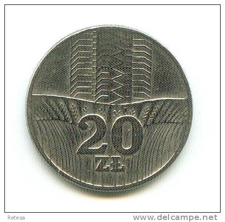 - POLEN  20 ZLOTYCH  1974 - Polen