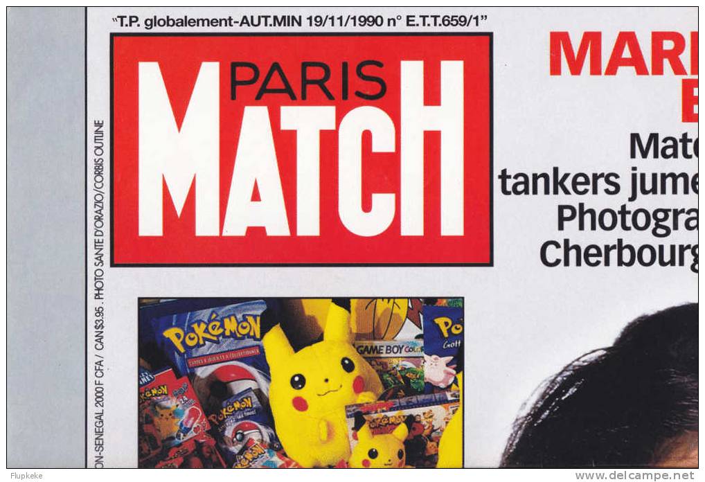 Affiche Paris Match Julia Roberts 19 Novembre 1990 - Film/ Televisie