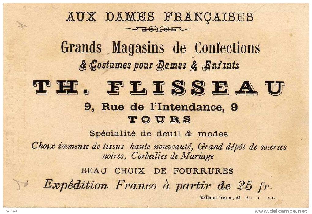 Angleterre - Aux Dames Françaises - Confections - TH. FLISSEAU  -  Tours - Otros & Sin Clasificación