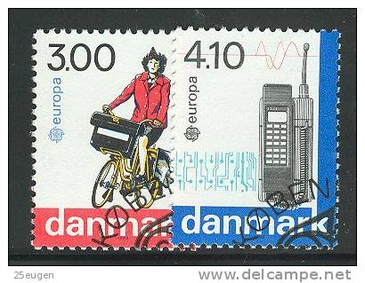 DENMARK  1988  EUROPA CEPT     USED - 1988