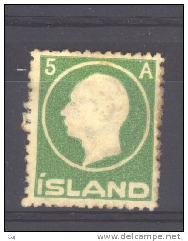 Islande  -  1912  :  Yv  68  * - Unused Stamps