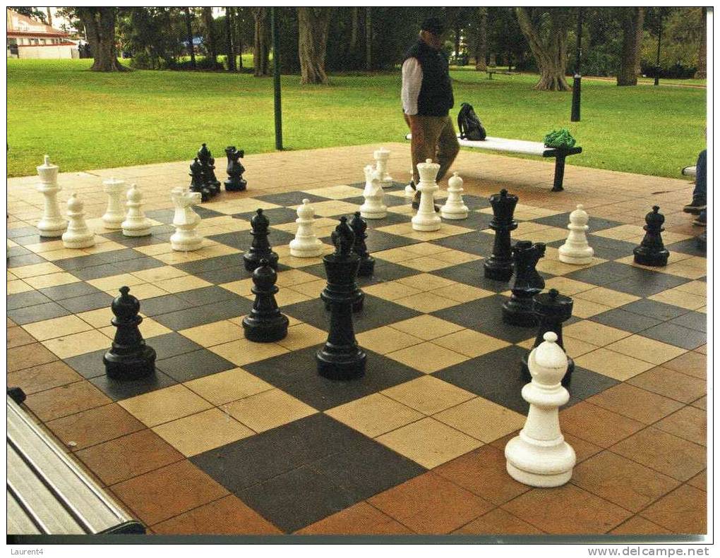 Australian Giant Chess Board - Jeux D'Echec Géant D´Australie - NSW - Burwood Park - Chess