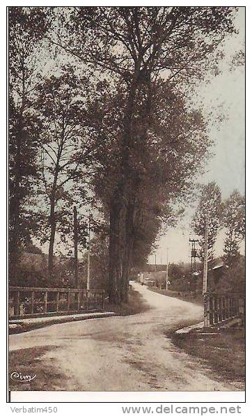 CPA ..PALEY..LE PONT DE LUNAIN..ROUTE DE MONTEREAU..ECRITE - Autres & Non Classés