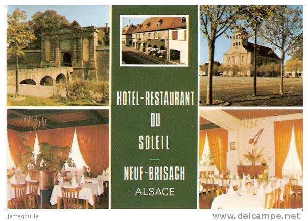 NEUF BRISACH 68 - Restaurant Du Soleil **N.N. M-2 - Neuf Brisach