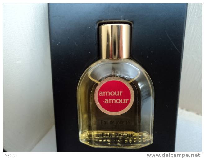 PATOU " AMOUR AMOUR" MINI SEMI ANCIENNE EDT 6 ML LIRE !! - Miniaturas Mujer (en Caja)