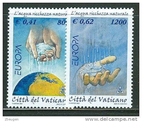 VATICAN   2001  EUROPA CEPT   MNH - 2001