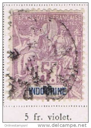 Indo-Chine 1892, Yv 16 /Maury 16  , Oblitéré - Usati